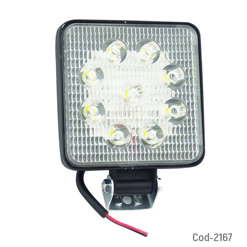 NEBLINERO DE 9 LED, 12V, CUADRADO