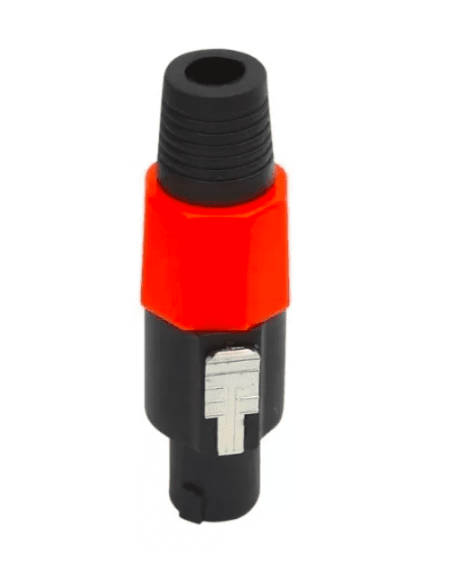 CONECTOR SPEAKON MACHO CON FUNDA