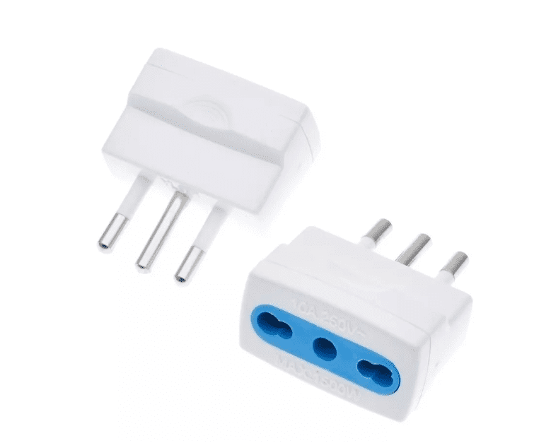 ADAPTADOR ENCHUFE 250V BLANCO