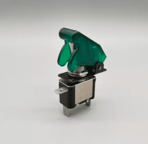 INTERRUPTOR DE PALANCA LED VEREDE DE 12-24V/20AI VERDE