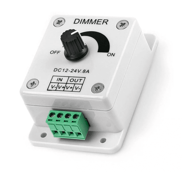 DIMMER 12V - 24V REGULADOR DE VOLTAJE