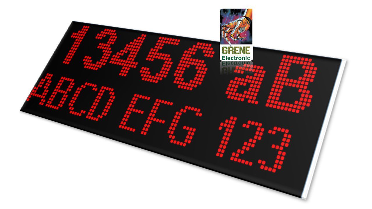 DISPLAY LED INDUSTRIAL 1 LINEA 16X64