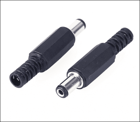 PLUG MACHO NEGRO-5.5/2.35