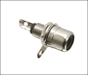 JACK RCA HEMBRA CHASIS, NEGRA