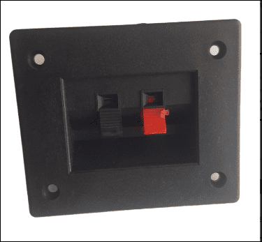 CONECTOR PARA PARLANTES 2 CLIP 4X4CM