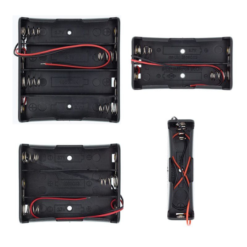 PORTA PILA 18650 CUÁDRUPLE