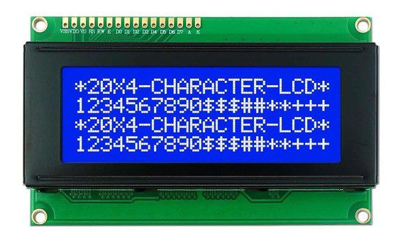 DISPLAY LCD 4 LINEAS VERDE