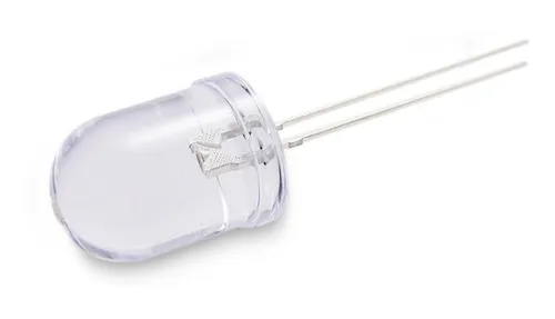 DIODO LED ALTO BRILLO 10MM AMBAR (10U)