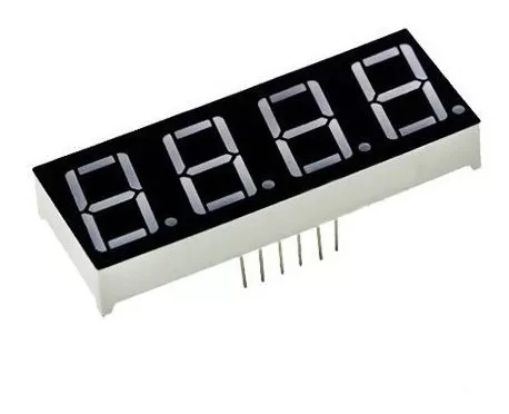 DISPLAY LED 7 SEGMENTO 1X4