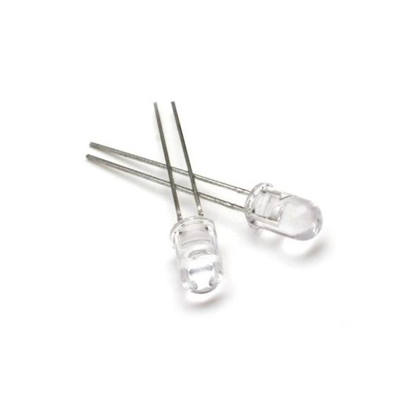 DIODO LED ALTO BRILLO 3MM (25U)